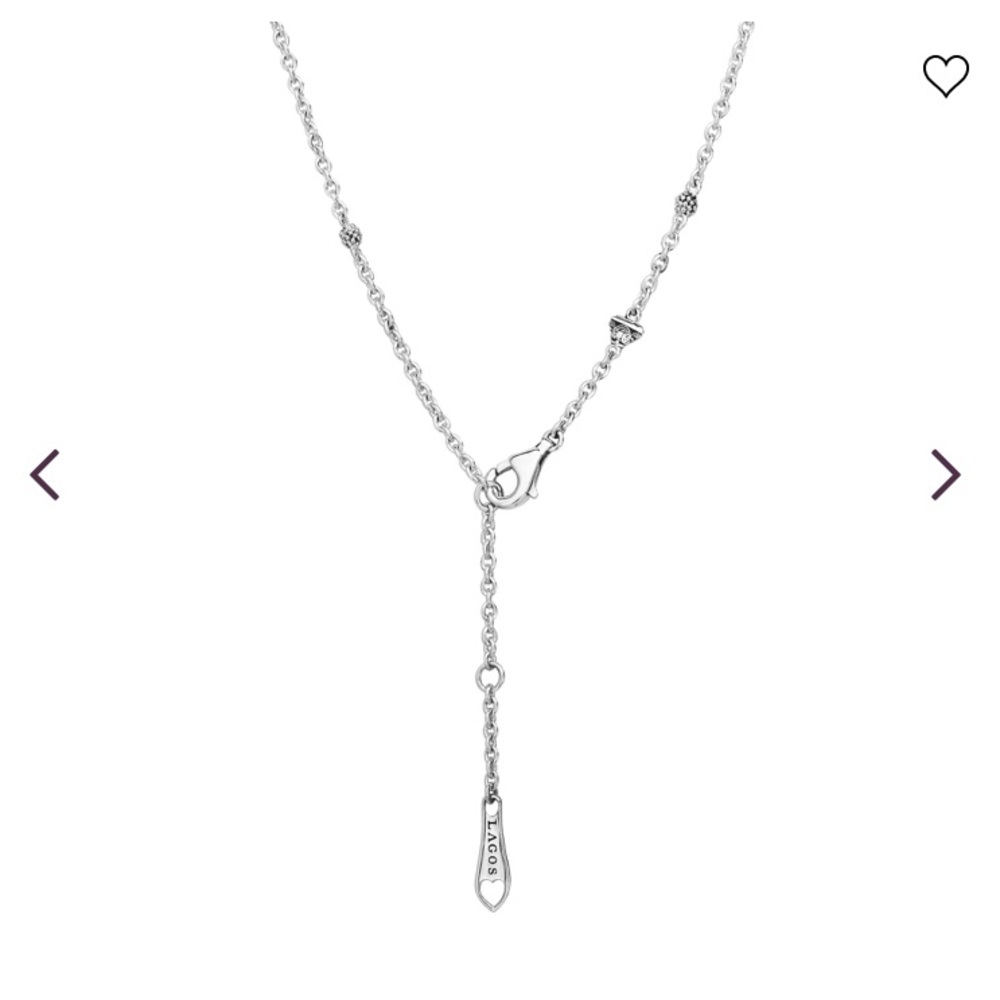 LAGOS Drop X Diamond Pendant Necklace - Picture 8 of 15